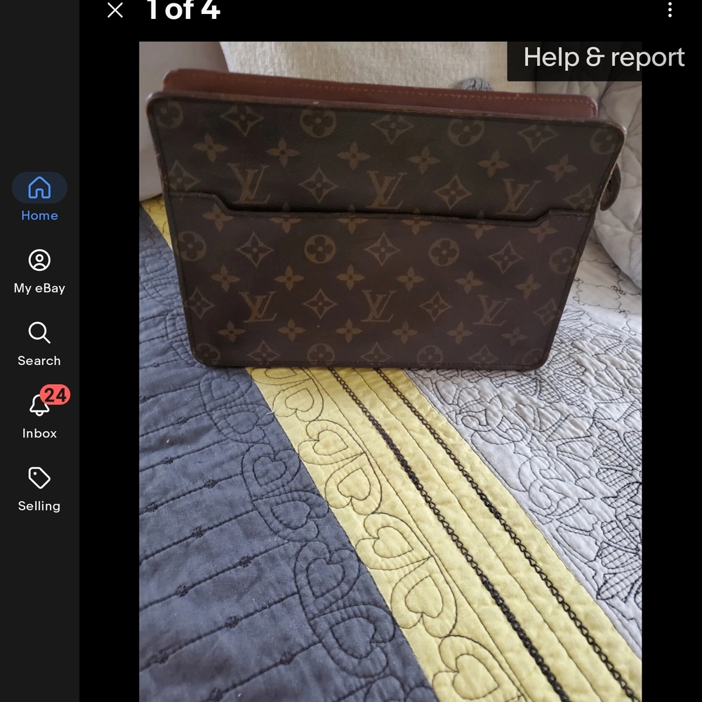 Louis Vuitton Dark Brown Monogram Messenger Bag